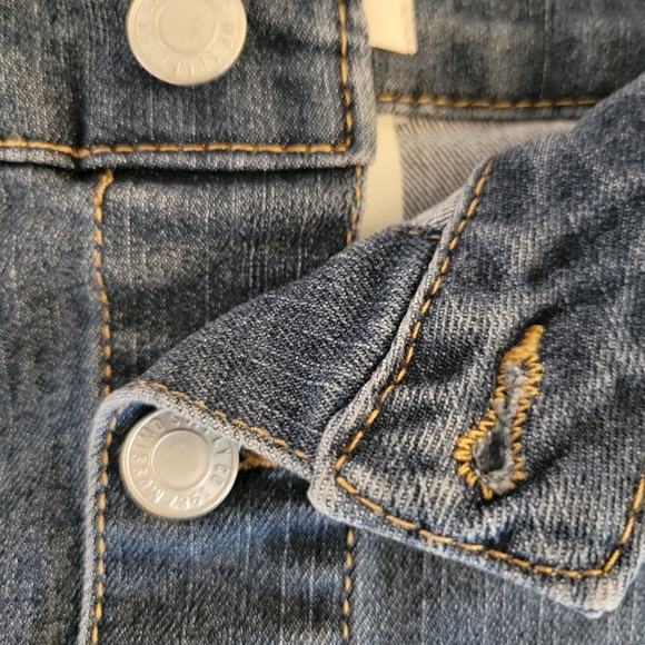 Mossimo denim skirt size 10 button front - Picture 4 of 6